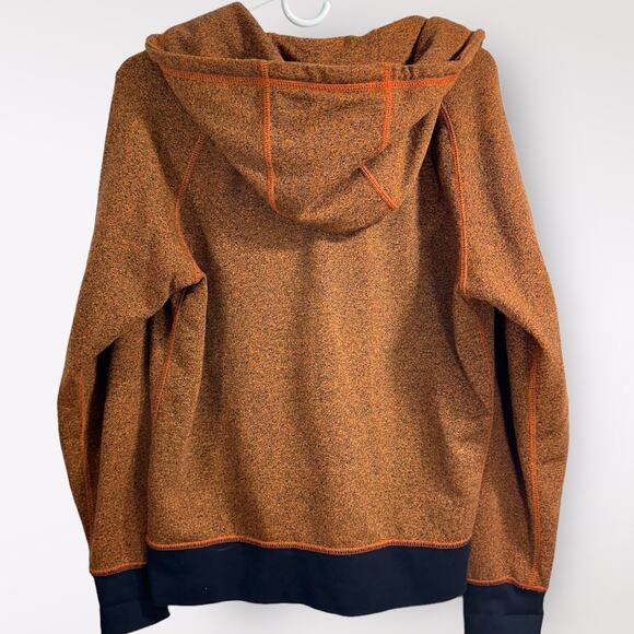 Nike Full Zip Hoodie‎ Red Tag Men's Size Small Marbled Activewear Soft Orange - Picture 4 of 8